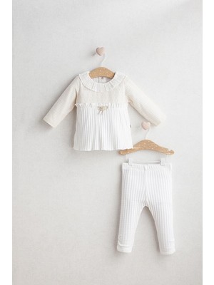 Budi Tongs Baby Daisy Dream 2'li Takım 5466 Ekru