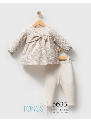 Budi Tongs Baby Little Honey 2'li Takım 5633 Ekru