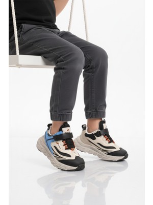 Aspor Mavi Cırtlı Erkek Çocuk Spor Ayakkabı