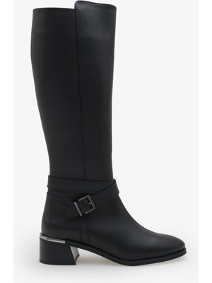 Averine Kadın Günlük Çizme - Siyah