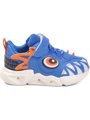 Cool Saks Cırtlı Işıklı Erkek Bebek Spor Ayakkabı