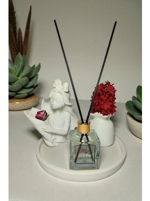 Besagu Home Dekoratif 5 Parça Vazo Seti - Vazo, Oda Kokusu, Kibritlik, Yuvarlak Tepsi, Kubbeli Mumluk