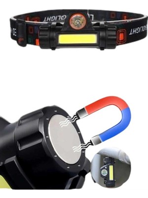 Epilons Ledli Şarjlı Kafa Lambası Led Şarjlı Su Geçirmez Kafa Feneri