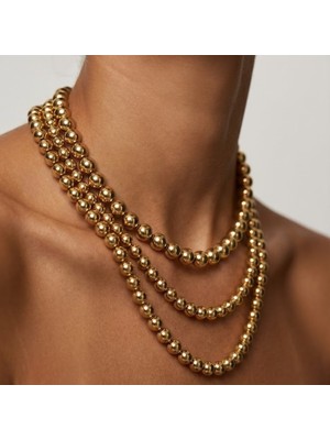 THEIA GemWorks Solvia Üçlü Doğal Taş Kolye