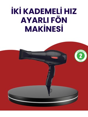 Pazarcan Profesyonel 2200W Saç Kurutma Makinesi Yüksek Performans