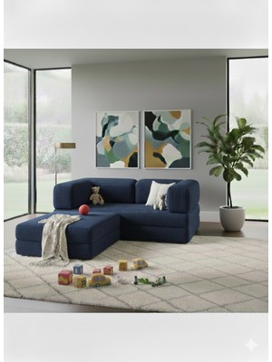 Nwin Home Linea 160*160  Köşe Koltuk Takımı Sünger Dinlenme Köşesi Metalsiz Cırtlı