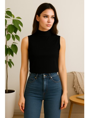 Pazarcan Kadın Kolsuz BODY-(17952)
