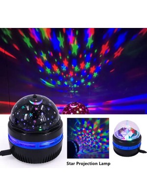 baytoptan USB Destekli Galaxy Projektörlü Gece Lambası Starmaster