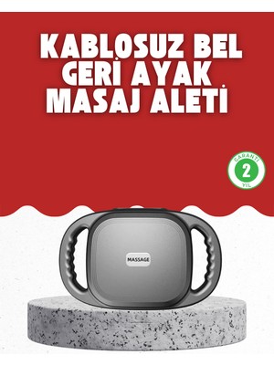 Pazarcan Fonksiyonlu Şarjlı Masaj Aleti 6 Başlık 2000 Mah Ergonomik Gövde