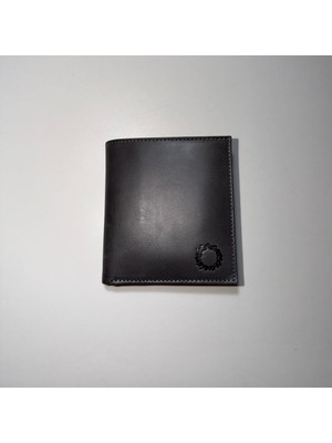 Hakiki Deri Erkek Cüzdan Gri Orta Boy