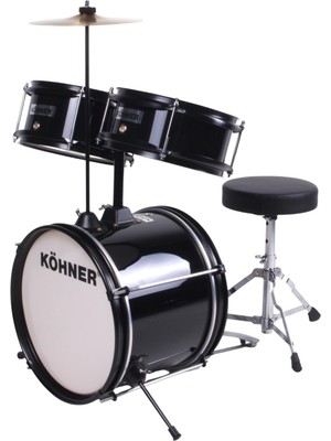 Köhner CD-02 Akustik Çocuk Bateri Seti (Tabure Dahil)