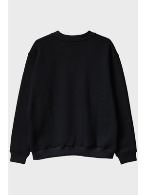 Nuugg Think While It's Still Legal Siyah Bisiklet Yaka Sweatshirt