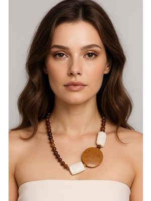 Asteria Elite Akik Kuvars Kolye