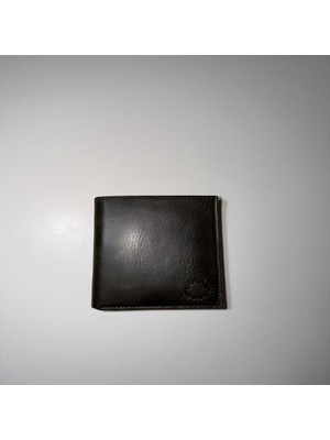 Hakiki Deri Erkek Cüzdan Haki Yeşil Orta Boy