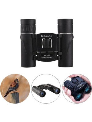 Starseven Tr 40X22 Cepte Taşımalı Kauçuk Kaplamalı Mini Dürbün 1000M/36M