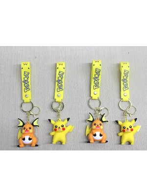 Starseven Pikachu Silikon Anahtarlık ALK4252