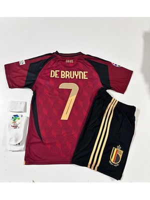 Alaturka Mix Belçika 2024/25 Yeni Sezon Kevın De Bruyne Çocuk Forması 4'lü Set