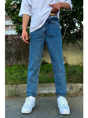 Mavi Dokulu Mavi Basic D53 Boyfriend Pantolon