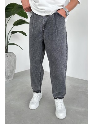 Koyu Gri Balon Fit Pantolon