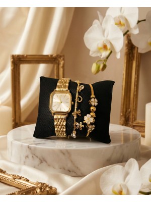 Çok Biz ;SEVGİLİLER GÜNÜ .DOĞUM GÜNÜ,ANNELER GÜNÜ,ARKADAŞA HEDİYE KUTUSU;LADY  OF TARZ KADIN HEDİYE KUTUSU;SAAT 2 ADET CHARM