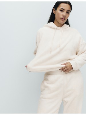 Marks & Spencer Peluş Polar Kapüşonlu Üst