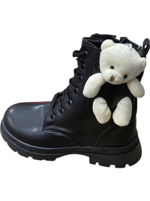 Güven Kundura Kız Çocuk Ayıcıklı Bot Kaymaz Taban Su Geçirmez