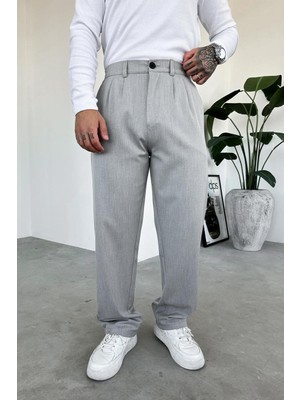 Gri Basic Premium Kumaş Pantolon
