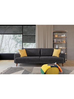 Mobis Yataklı Kanepe Babyface Antrasit