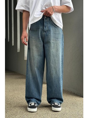 Mavi Soft Degrade  024 GD Ekstra Bol Baggy Pantolon