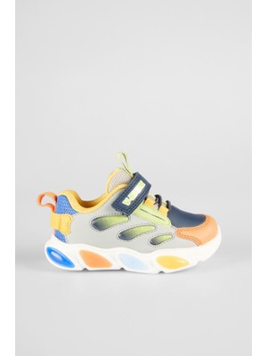 Vicco Lamb Gri Lacivert Çocuk Sneakers