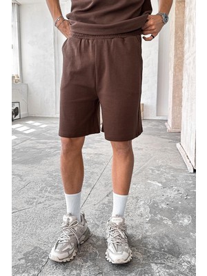 Kahverengi Cozy Premium Basic Şort