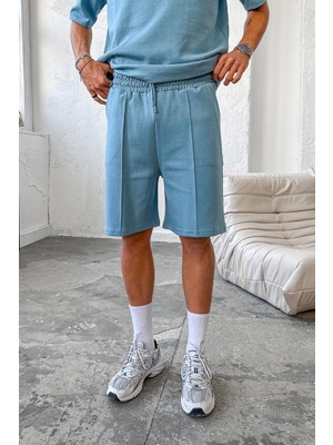 Bebe Mavisi Cozy Premium Çımalı Şort