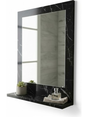 SürLaz Lavabo Aynası Duvar Aynası Banyo Aynası Raflı Ayna