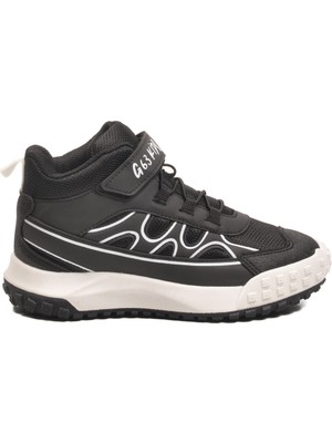 Aspor Siyah Beyaz Erkek Çocuk Hi Sneaker