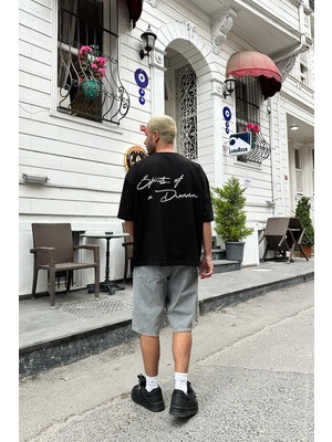 Siyah Dreamer Outplenty Premium Oversize Tişört