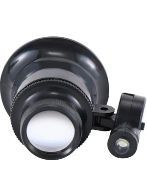 Starseven -20X Büyütmeli,saat,takı Onarım Için Cam Lensli Optik Işıklı Göz BÜYÜTEÇ-MG13B--9A