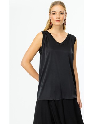 On Fashion Bluz V Yaka Kolsuz