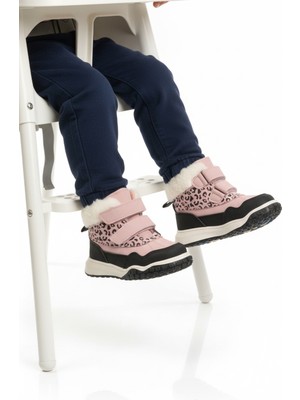 Cool Pudra Cırtlı Kız Çocuk Düz Bot