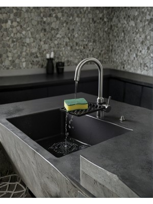 Zero Land Mtxdpn Musluğa Monte Sünger Organizeri Hijyenik Drenajlı Pratik Tasarım