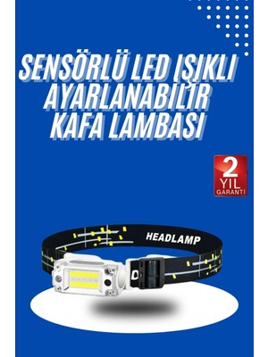 Epilons Kafa Lambası, Su Geçirmez Kafa Feneri 3 Mod Aydınlatma