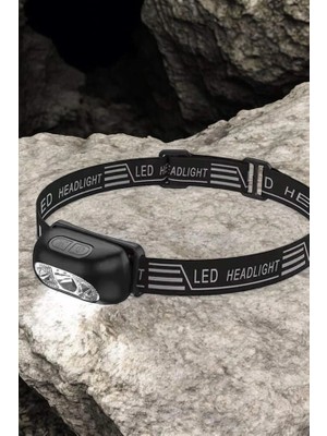 Epilons Kamp Lambası Led Işık Kafa Lambası Balıkçı Lambası Ayarlanabilir