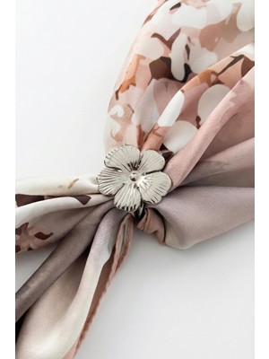 Hawwa Antrasit Fular Yüzüğü | Şal Yüzüğü | Eşarp Yüzüğü