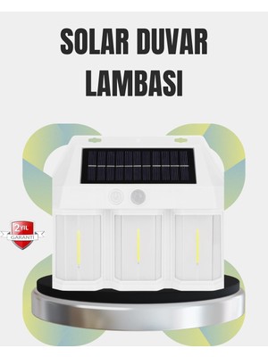 HERŞEYBURDAMODA Pır Sensörlü Solar Lamba – Otomatik Şarj ve Gece Aydınlatma