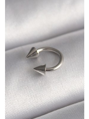 Ayder Timya 316L Çelik Gümüş Renk Halka Çivi Model Kadın Piercing - TJ-PR1366 TG/Tmya1395 218559