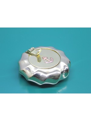 Aspartam Pirinç Çapalı Kapaklı Küllük 7 cm