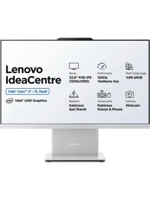 Lenovo Ideacentre 24IRH9 Intel Core I7-13620H 32GB 1tb SSD 23.8" Fhd Windows 11 Pro 100Hz All In One Pc F0HN00V3TR 007