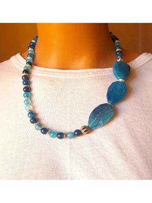 Asteria Elite Mavi Aikik Kolye