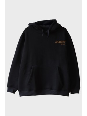 Nuugg Again History Siyah Hoodie
