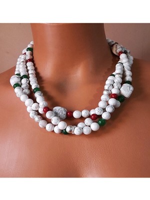 Asteria Elite Havlit 3 Sıralı Pozitif Enerji Şifa ve Denge Için Premium Kolye