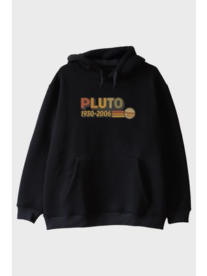 Nuugg Rıp Pluto Siyah Hoodie